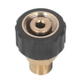 thumbnail image 4 of Pressure Washer Adapter, 5000PSI Pressure Washer Adapter Brass And Rubber Pressure Water Pipe Conversion Copper Connector, 4 of 8