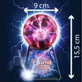 thumbnail image 5 of Science4you Plasma Ball - Plasma Lamp for Kids Activated by Touch and Voice, Night Light for Kids - Includes 1 Educational Book About Electricity - Ideal Science Kit, Toy and Gift for Kids, 5 of 9