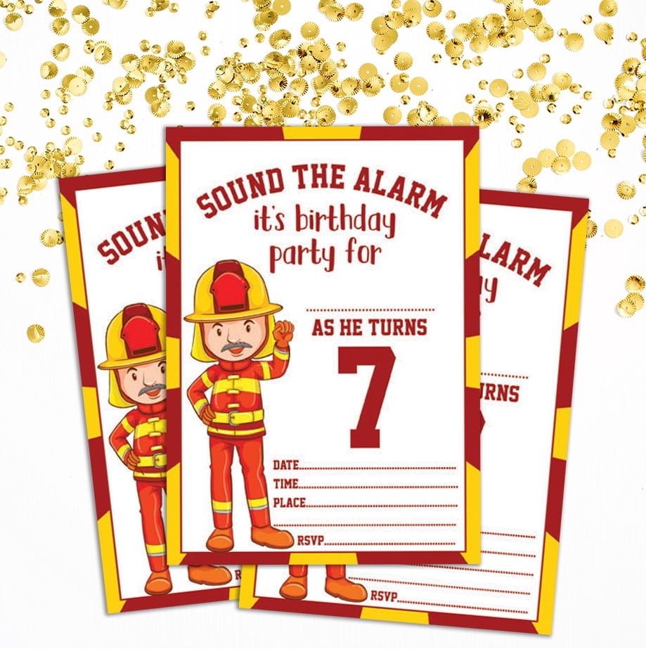 Darling Souvenir White Birthday Invitation Card Printable Fill or Write In Blank  Invites Party Supplies Pack Of 28 5 x 7 Inches - Walmart.com