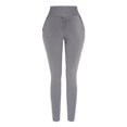 thumbnail image 6 of Lifting Leggings for Women with Pockets Tummy Control Workout Yoga Pants High Waisted Scrunch Booty Gym Running Athletic Tights Grey 00*yoga pants XL, 6 of 6