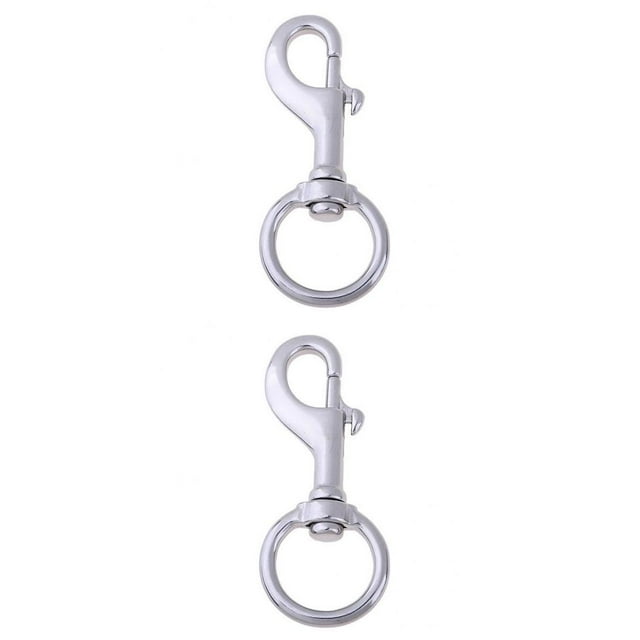 Perno Giratorio Zulema de Acero Inoxidable con Gancho de Seguridad y Clip de Desencadenador 2pcs