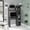 Gray, variant on Gray Main Color Desk - Five Cubbies and Shelves - School Study Space - High - quality and Long - term