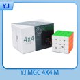 thumbnail image 2 of JudyCube] MGC 4x4 Magnetic Magic Cube Speed Puzzle Cube MGC 4M Elite Cubo Magico For Children Kids Gift mgc 4x4 Stickerless, 2 of 6