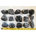 thumbnail image 4 of Kidz Rocks Snowflake Obsidian 1 3/4" Tumbled Rock Mineral Healing Crystal Black Stone, 4 of 4