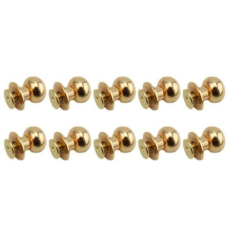 

ZOYONE 10 Pcs/Set Metal Body Rivets 10mm Holster Screws Round for Head Screws for DIY C