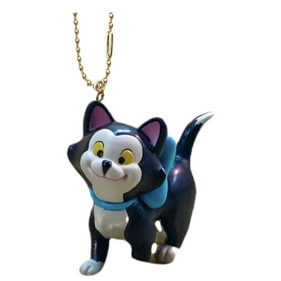 Figaro Cat Keychain Dangler Ornament Figure Figurine Minnie Pinocchio Pet Charm