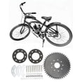 thumbnail image 4 of 44 Tooth Sprocket, Chain Sprocket  Transmission Performance Metal Alloy Direct Fit  For 50cc 66cc 80cc Motor Gas Engine, 4 of 8
