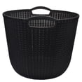 thumbnail image 2 of Cesto Para Ropa Organizador Tipo Tejido Plástico Negro, 2 of 4