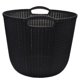 thumbnail image 2 of Cesto Para Ropa Organizador Tipo Tejido Plástico Negro, 2 of 4