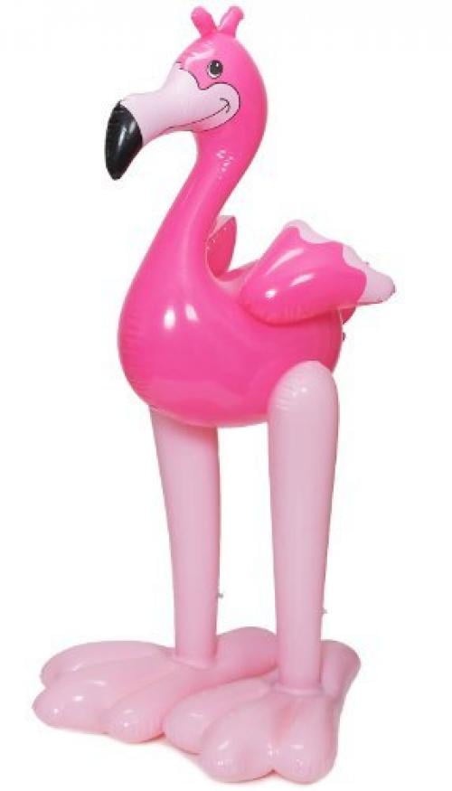 Fun Express Jumbo Inflatable Pink Flamingo 4 Foot