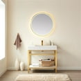 thumbnail image 2 of Funes 36" Single Sink Bathroom Vanity in Brushed Gold Frame White Top w/ Mirror, 2 of 8
