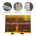 thumbnail image 3 of Tablero Escritura Transparente Con Letrero Neón Borrable Notas LED Mensajes Letras, 3 of 9