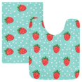 thumbnail image 7 of Yayeee Bath Rugs for Bathroom Floor Set of 2 Non Slip Fluffy Soft Absorbent Mat, Strawberry Pattern, 7 of 7
