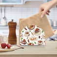 thumbnail image 6 of Coffee Tea Cups Cakes Leaves Napkin Holder for Table Clear Napkin Stand Paper Holder Acrylic Organizer Dispenser Napkins for Dinner Kitchen Restaurant Room, 6 of 8