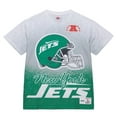 thumbnail image 2 of Men's Mitchell & Ness  White New York Jets Team Burst Vintage Logo T-Shirt, 2 of 5