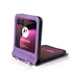 thumbnail image 2 of for Motorola Moto Razr 2024 Case Wallet with Card Holder for Women Motorola Moto Razr 2024 Case with Detachable Crossbody Lanyard PU Leather Shockproof Protective Cover Case,Purple, 2 of 8