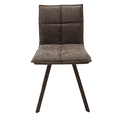 thumbnail image 3 of LeisureMod Wesley Mid‑Back PU Leather Dining Chair with Metal Legs – Fully Assembled, Easy‑Clean & Sturdy, 3 of 8