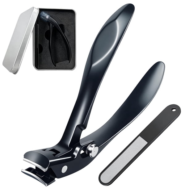 Cortaúñas para pies SeekTik de mandíbula ancha 10 mm, set afilado