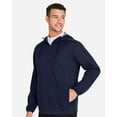 thumbnail image 2 of North End NE75 Men's Network Lightweight Jacket-Classic Navy Heather-2XL, 2 of 3