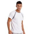 thumbnail image 2 of YiZYiF Mens UPF 50+ UV Rash Guard Sun Protection Swim Shirt Quick Dry Athletic Running Fishing T-shirt White M, 2 of 7