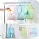 thumbnail image 2 of 3-pack Hanging Clothespin Bag With Hanger, Convenient Mesh Storage For Home Organization (blue/green/pink), 2 of 5