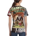 thumbnail image 6 of Gravity Falls Youth T-Shirts Graphic Shirts Blouse For Teen Boys Girls Casual Short Sleeve Tee Tops Large, 6 of 6