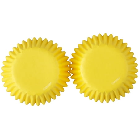 Wilton Yellow Mini Cupcake Liners, 50-Count
