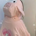 thumbnail image 4 of Kawaii Cute Sanrio Kuromi Mymelody Cinnamoroll Hoodie Zipper Loose Coat Thickening Tide Ins Girl Christmas Gift For Girlfriend, 4 of 5