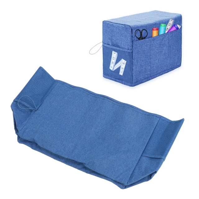 Fondo Antipolvo Resistente Con Bolsillos, Funda Para Mácina de Coser de Tela Oxford 600D Para Accesorios de Mácinas de Coser, Protege del Polvo y Los Aañazos