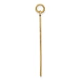 thumbnail image 4 of 14K Gold Laser Designed Cross Pendant Charm Jewelry 39 x 21 mm, 4 of 4