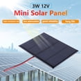 thumbnail image 1 of Minipaneles Solares Mini panel solar 3W 12V Módulo de celda pequeña para batería de 9-12V/teléfono móvil, 1 of 5