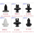 thumbnail image 2 of sweethay 100 Uds Clip de sujeción automática para guardabarros de coche, pasador de retención de remache, parachoques para retenedor de panel Vehículos, repuestos y accesorios Mis Tipo 1, 2 of 6