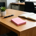 thumbnail image 6 of Large Sticky Notes,100 Sheets Tearable Reminder Note for Office Desk & Household Message Recording | 3x2 Inch Colorful Note Pads | to Do Lists,Pink, 6 of 7