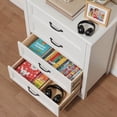 thumbnail image 5 of Asofer 4-Drawer White Dresser for Bedroom, Modern Wood Chest with Metal Handle, 5 of 8