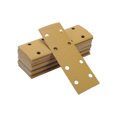 thumbnail image 1 of Unique Bargains 50Pcs Discos de Lijado Impermeables Húmedos Secos Hook&Loop Papel de Lija para Acabado Automotriz 2.76Pulgadas x 7.8Pulgadas 100 Grano 8 Agujeros Amarillo Óxido de Aluminio, 1 of 1