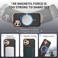 thumbnail image 5 of Magnetic for iPhone 16 Stand Case [Compatible with MagSafe] [Military Grade Drop Protection] [Lens Folded Bracket] Slim Grip Matte Shockproof with Anti-Fingerprint Phone Case,Orange, 5 of 8
