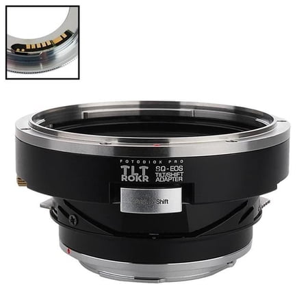 Fotodiox TLTROKR-SQ-EOS-FC10 Tilt & Shift Lens Mount Adapter for Bronica Canon Camera Body