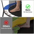 thumbnail image 5 of 55" Toddler Trampoline for Kids, SHINPT Mini Trampoline for Toddlers 3-8, Outdoor Trampoline with Net for Indoor/Outdoor, Kids Trampoline with No Gap Design, Outdoor Trampoline for Backyard, Lawn, 5 of 5