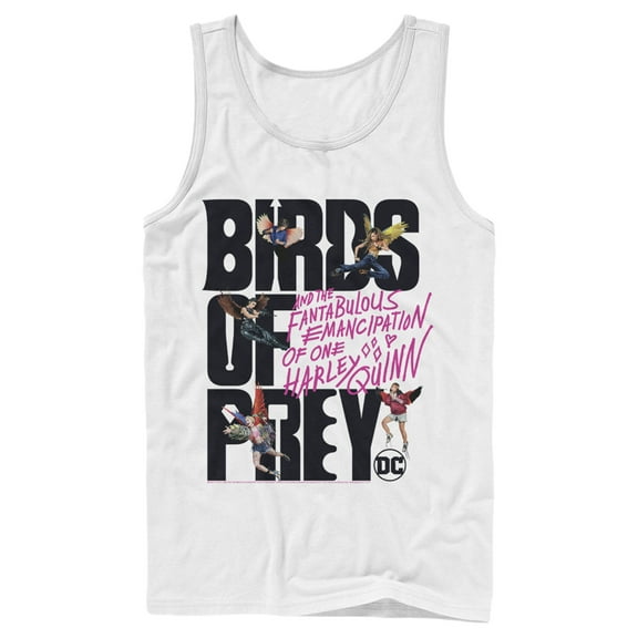 Men's Birds of Prey Flight Logo Tank Top White Small