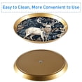 thumbnail image 5 of Deer Elegant Plastic Dessert Table Tray Stand with Iron Pillars - 32cm Height, 21cm/24cm/27cm Plates, 5 of 6