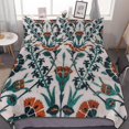 thumbnail image 1 of HAHDAXIA Pattern Bedding Solid Comforter Set for All Seasons 3 Pieces(1 Comforter+2 Pillowcases) Soft Microfiber Bedding Set Full(79"x90"), 1 of 7