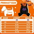 thumbnail image 2 of GASTROPOD Dog Halloween Costumes,Cute Large Dog Halloween Costumes,Polyester Halloween Pumpkin Overalls Cat Halloween Costumes,Purple,XS, 2 of 7