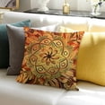 thumbnail image 3 of BANET  Pillow Sham, Sun Pattern with Ombre Effect Mandala Culture Print, Decorative Standard King Size Printed Pillowcase White, 3 of 5