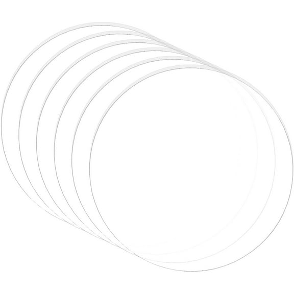 10PCS 4 Inch Clear Acrylic Sheet Round Circle Dis Acrylic Sheet