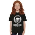 thumbnail image 4 of Biker Betty Boop Cartoon Born to Ride Girls Kids T Shirt Tees Teen Brisco Brands XS, 4 of 5