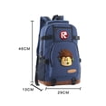 thumbnail image 3 of Mochila doble de tela Oxford de dibujos animados para adolescentes, morral impermeable de alta capacidad, bolso escolar para hombres y mujeres, 3 of 4