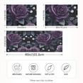 thumbnail image 2 of Yayeee Pillowcase Standard Size Set of 2 Satin Wrinkle Resistant Pillow Case, Roses and Pearls, 2 of 8