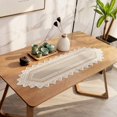 thumbnail image 3 of Vintage Lace Table Runner and Placemat Set, Elegant Floral Cutwork Tablecloth for Dining Table, Home Decor for Easter Decorations and Wedding Banquet, 3 of 6