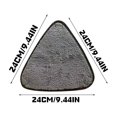 thumbnail image 3 of 5 Pack Triangle Mop Refill Heads - 10 Inch X 10 Inch X 10 Inch Microfiber Replacement Cloths For Spin Mops, Floor Cleaning, Home, Kitchen, Bathroom, Hardwood, Tile, Laminate, 3 of 9
