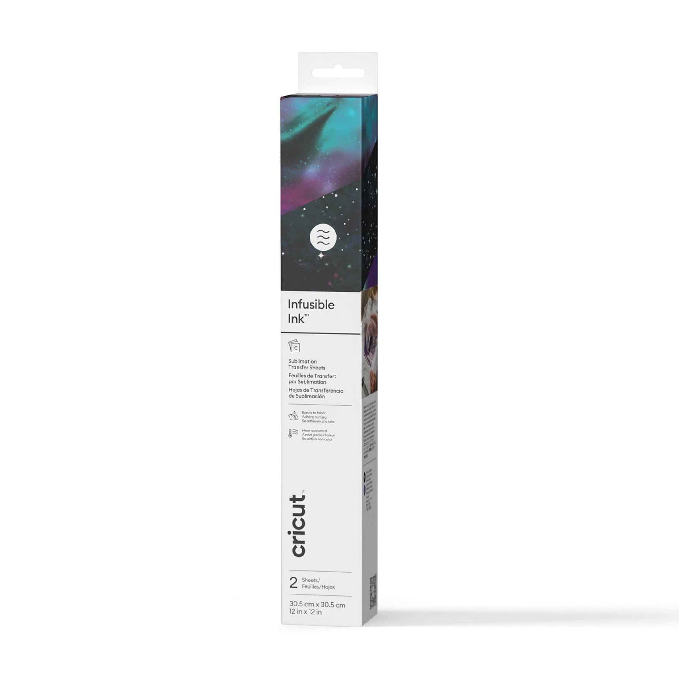 (2 pack) Cricut Infusible Ink Sheets (2), Galaxy, 12" x 12",Sampler